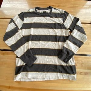 Obey striped long sleeve